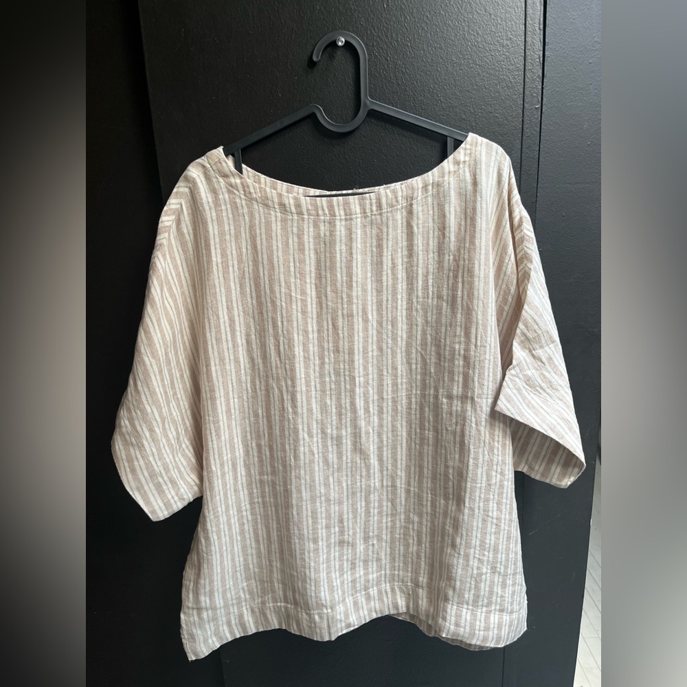 New with tags - Marks & Spencer Linen Boxy Blouse